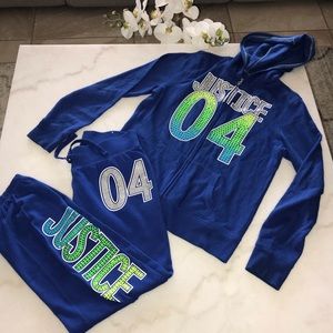 JUSTICE sweats outift